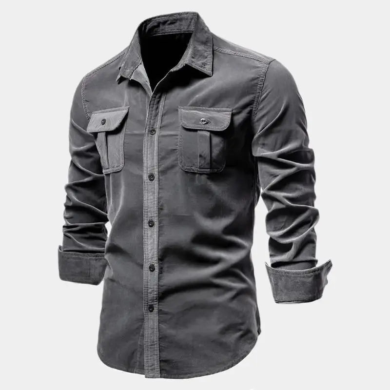 Men's Elegant Stylish Casual Corduroy Shirt