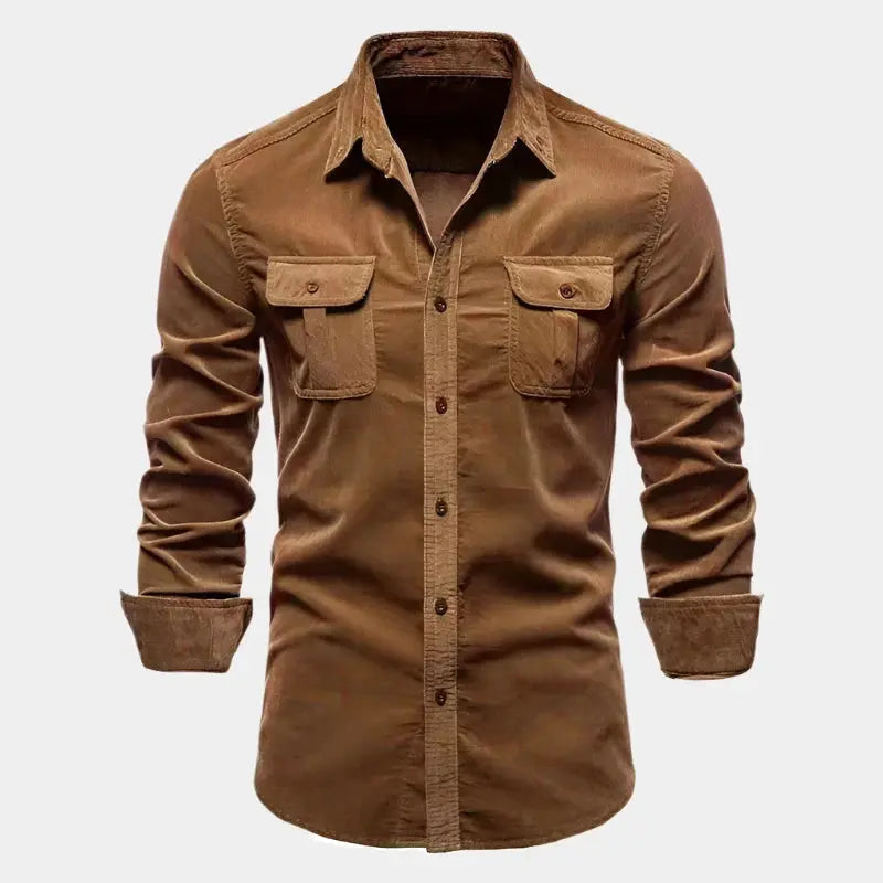Men's Elegant Stylish Casual Corduroy Shirt