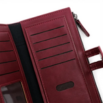 Portefeuille long en cuir - Pratique et élégant