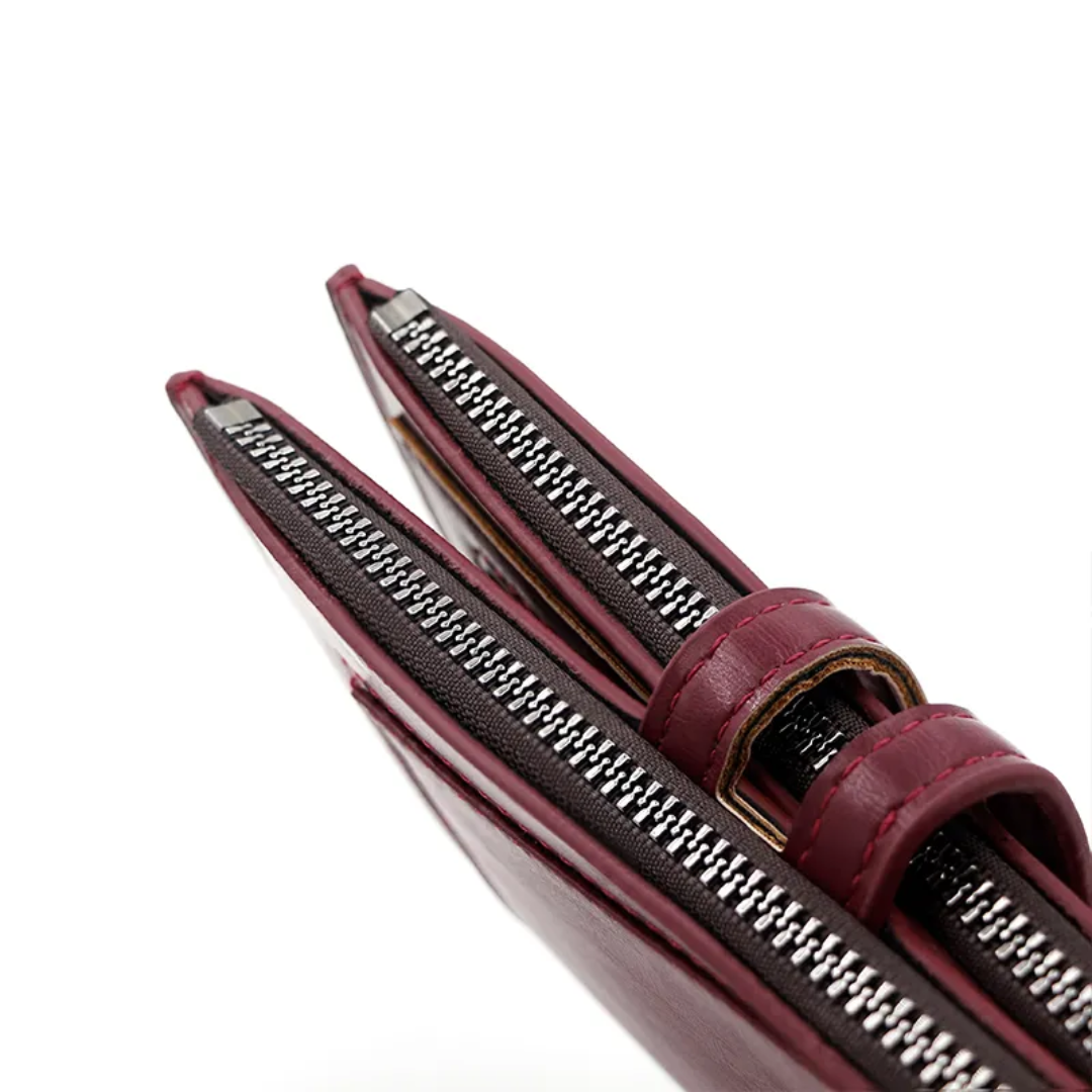 Portefeuille long en cuir - Pratique et élégant