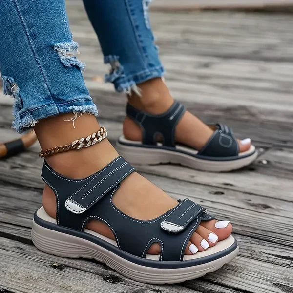 Orthopedic Walking Sandals for Women’s with Lightweight Synthetic Adjustable Comfort