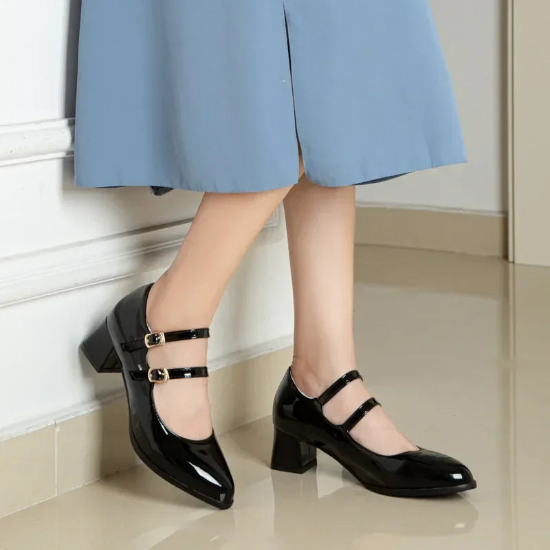 Vera | Sweet Patent Leather Mary Janes