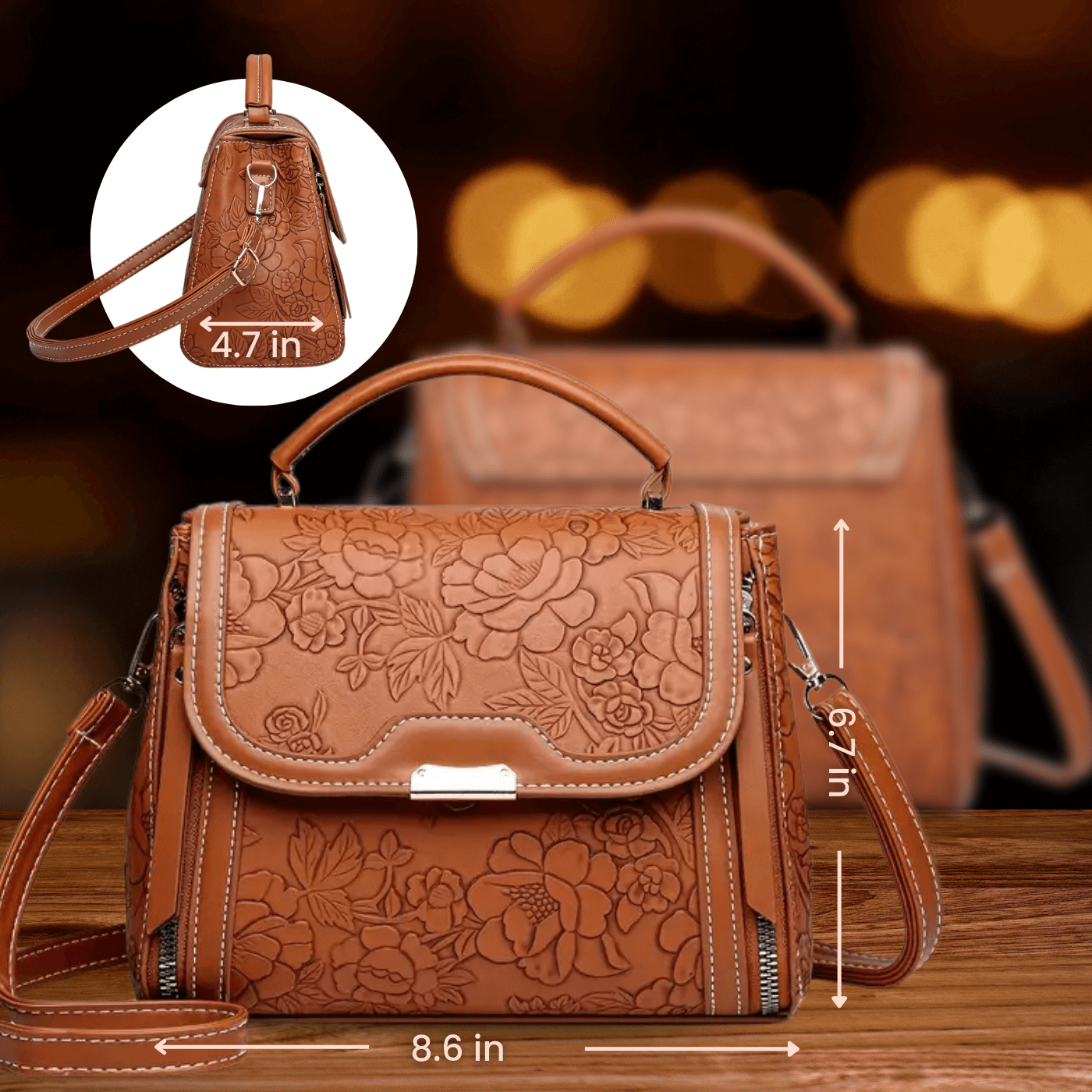 Sac à main - Élégance florale