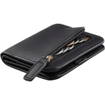Portefeuille compact de luxe en cuir pour femme avec blocage RFID - Elvira