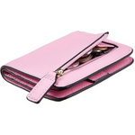 Portefeuille compact de luxe en cuir pour femme avec blocage RFID - Elvira