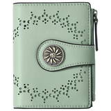 Portefeuille RFID femme avec poche zippée - Claire