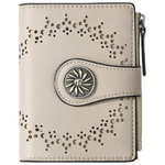 Portefeuille RFID femme avec poche zippée - Claire