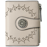 Portefeuille RFID femme avec poche zippée - Claire