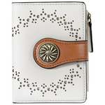 Portefeuille RFID femme avec poche zippée - Claire