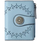 Portefeuille RFID femme avec poche zippée - Claire