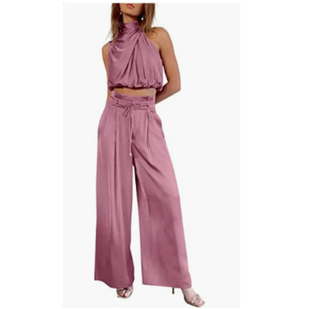 Women's Elegant Wide-Leg Jumpsuit