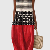 Šaty Jane Color Block Midi