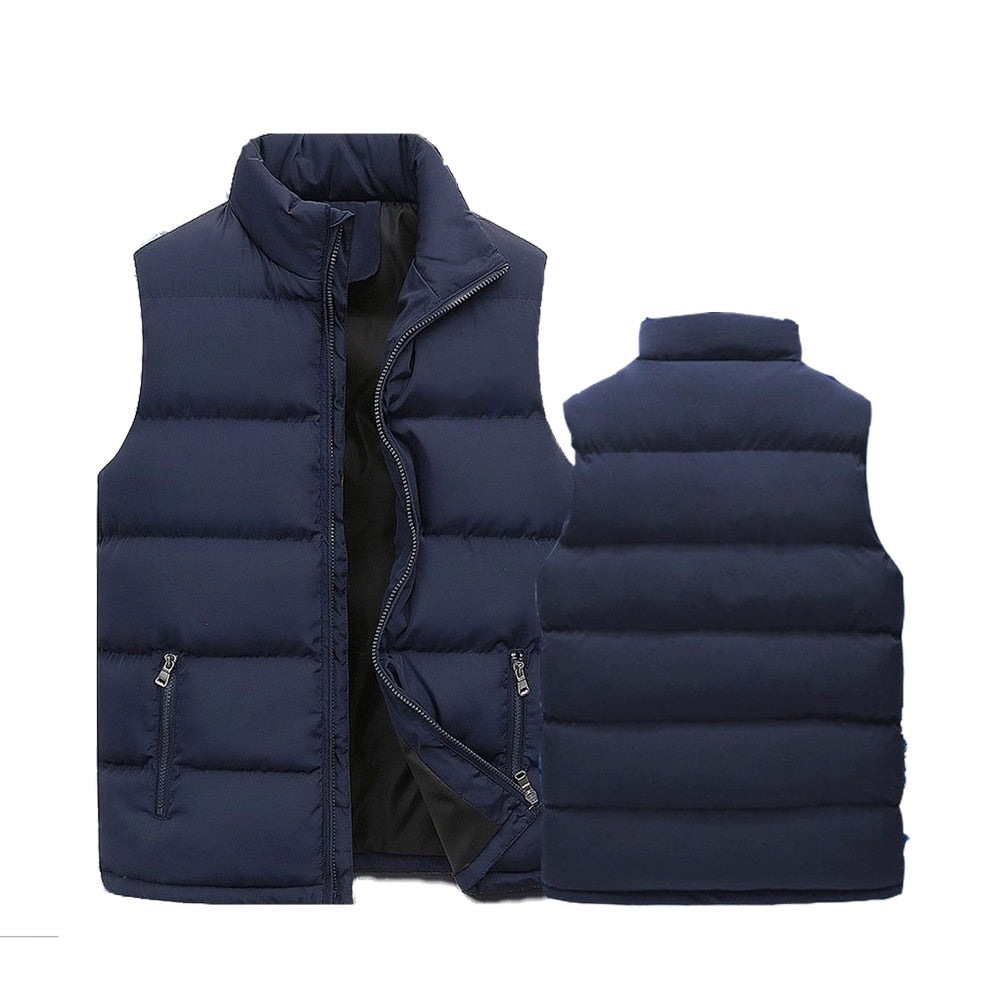 Hugo Men's Vest – Elegant Quilted Bodywarmer with Warm Lining & Zipped Pockets