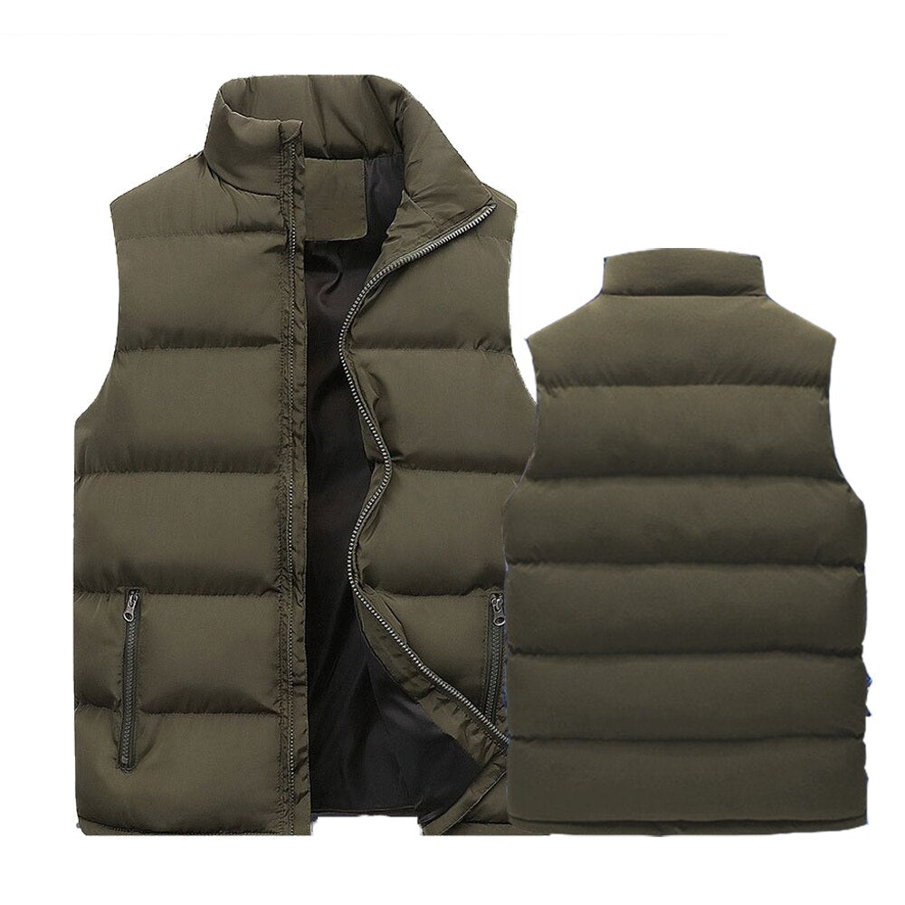 Hugo Men's Vest – Elegant Quilted Bodywarmer with Warm Lining & Zipped Pockets