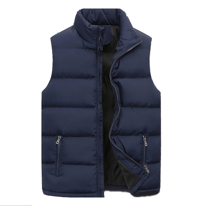 Hugo Men's Vest – Elegant Quilted Bodywarmer with Warm Lining & Zipped Pockets