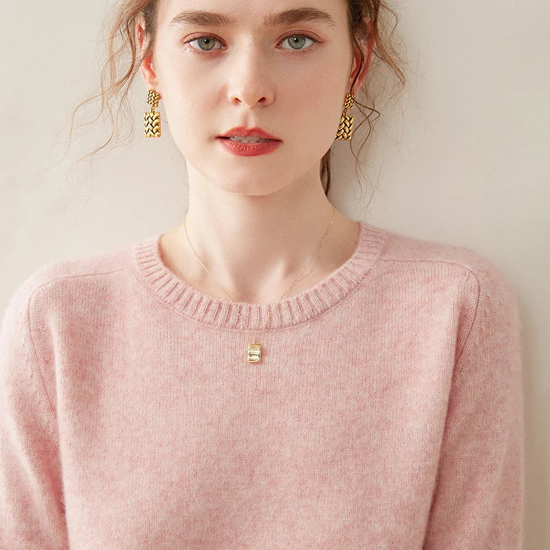 Vera | Women's Pure Cashmere Crewneck Sweater