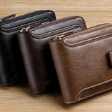 portefeuille en cuir vintage - Classique et élégant