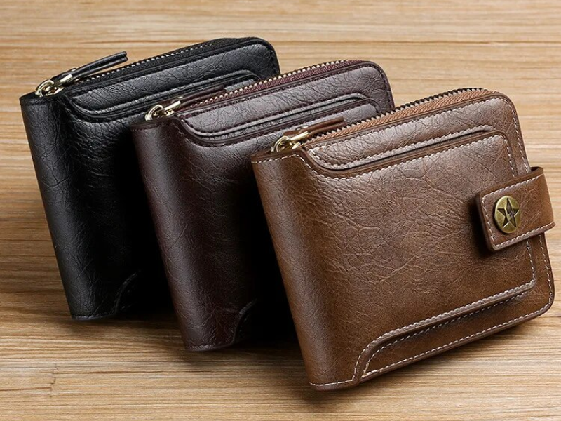 portefeuille en cuir vintage - Classique et élégant