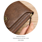 portefeuille en cuir vintage - Classique et élégant