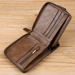 portefeuille en cuir vintage - Classique et élégant