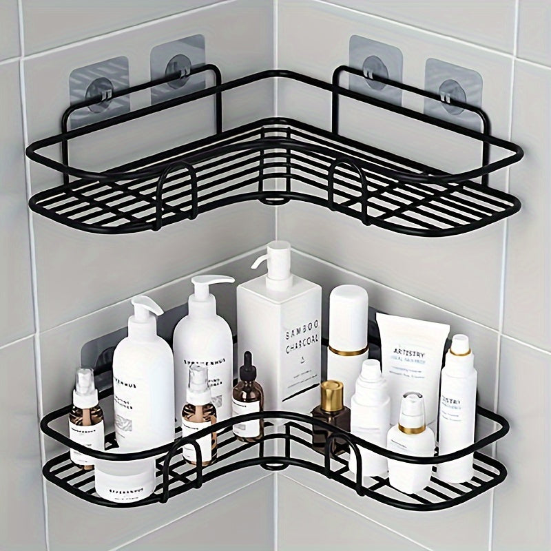 Space-Saving Corner Bathroom Shelf – Easy Assembly