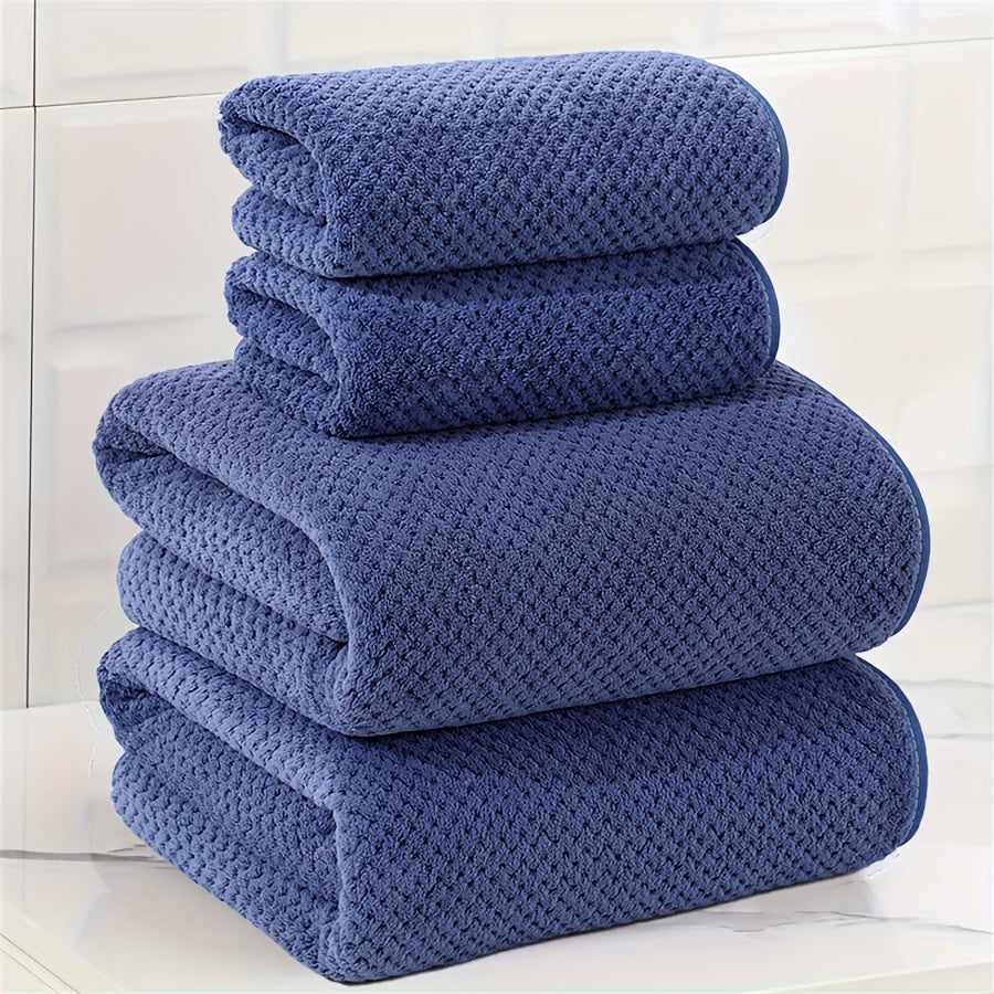Luxurious 4-piece Towel Set – Soft and Absorbent Towels in a Set