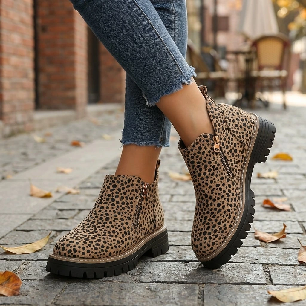 Jordan | Women’s Orthopedic Ankle Boots with Side Zipper