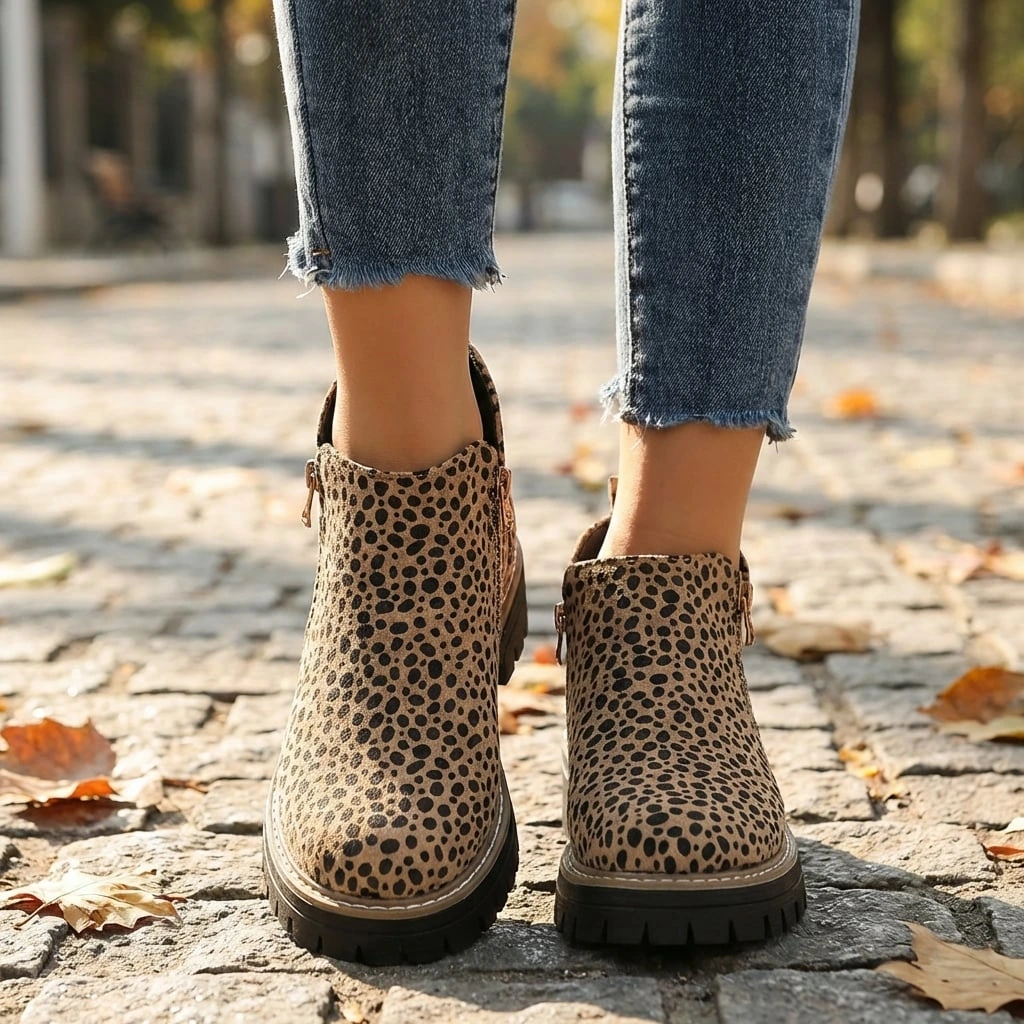 Jordan | Women’s Orthopedic Ankle Boots with Side Zipper