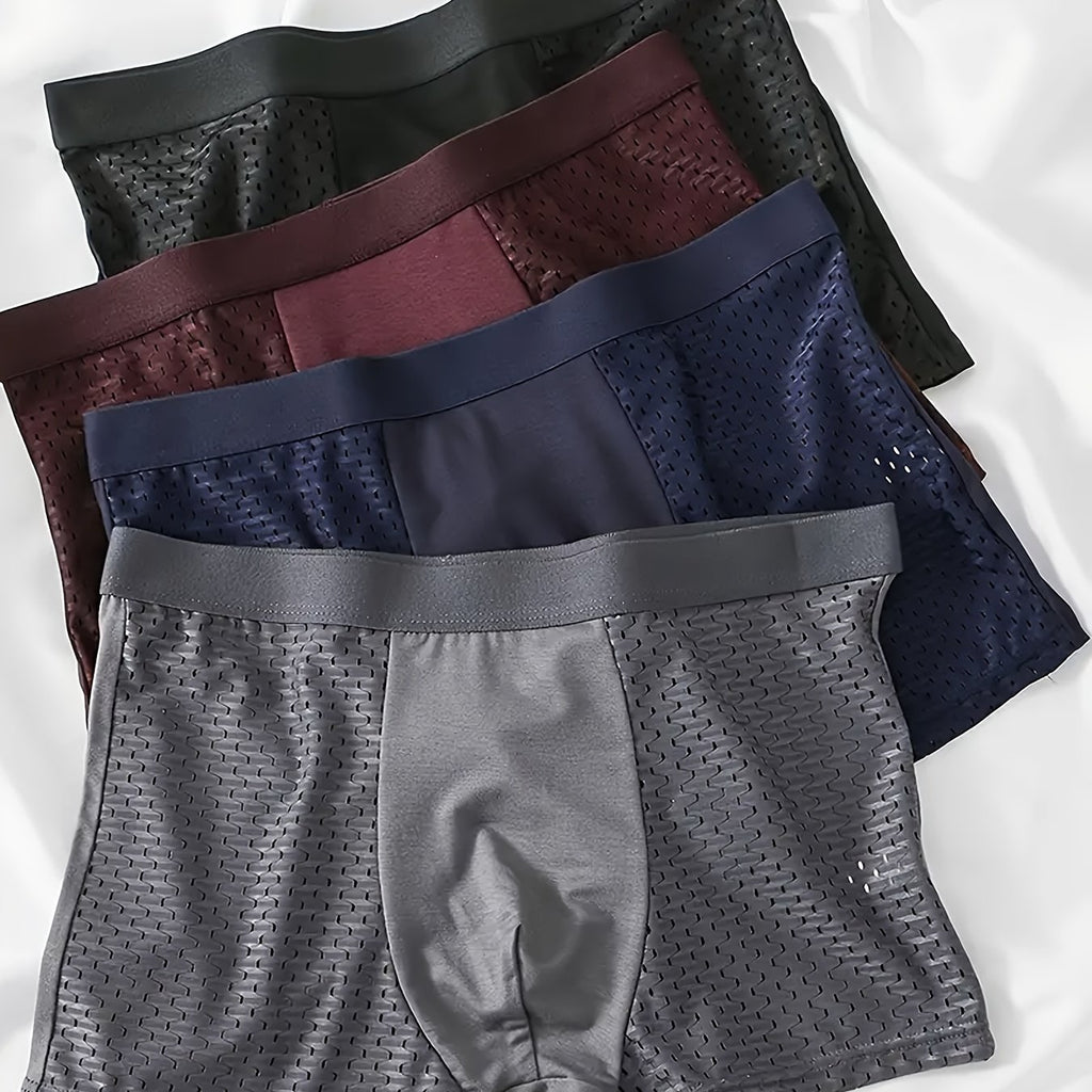 Seamless Bamboo Underwear for Men – Set of 4 in Different Colors