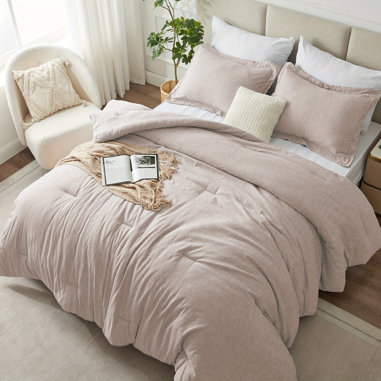 Minimalist soft duvet 3 pcs. bedding set