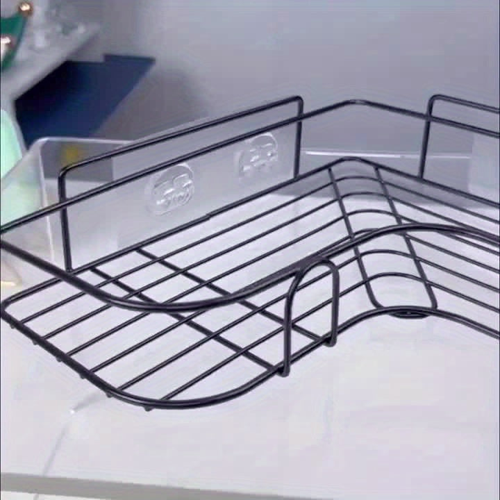 Space-Saving Corner Bathroom Shelf – Easy Assembly