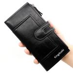 Portefeuille long en cuir - Pratique et élégant