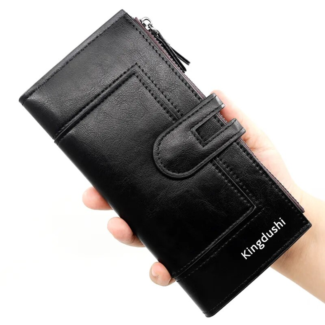 Portefeuille long en cuir - Pratique et élégant