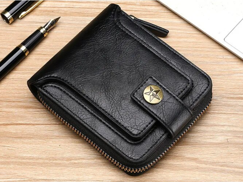 portefeuille en cuir vintage - Classique et élégant