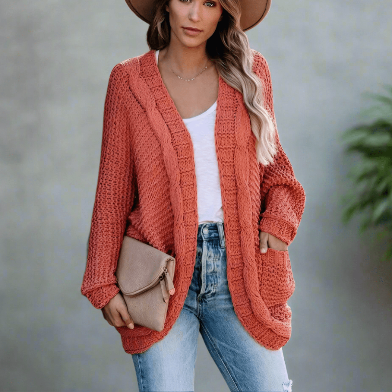 Boho Knit Cardigan with Pockets