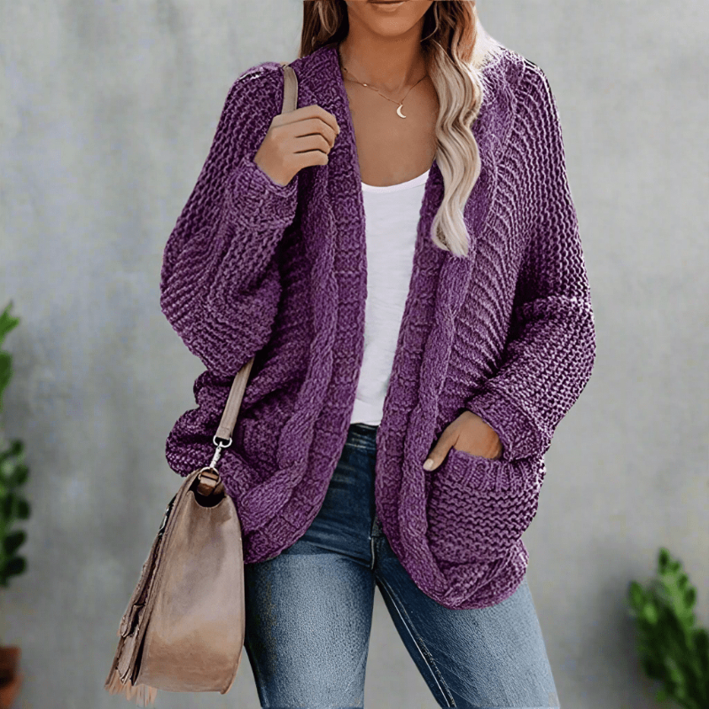 Boho Knit Cardigan with Pockets