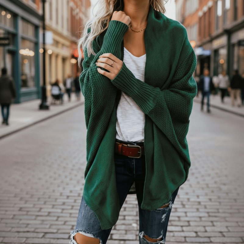 Batwing Knitted Cardigan