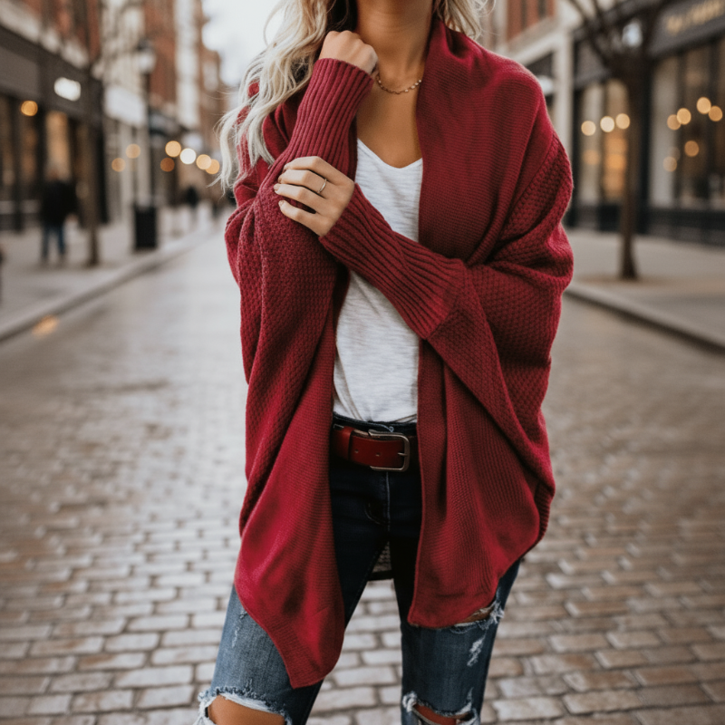 Batwing Knitted Cardigan