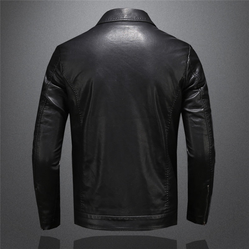 Robert Premium Leather Men's Jacket – Timeless, Durable & Elegant Style