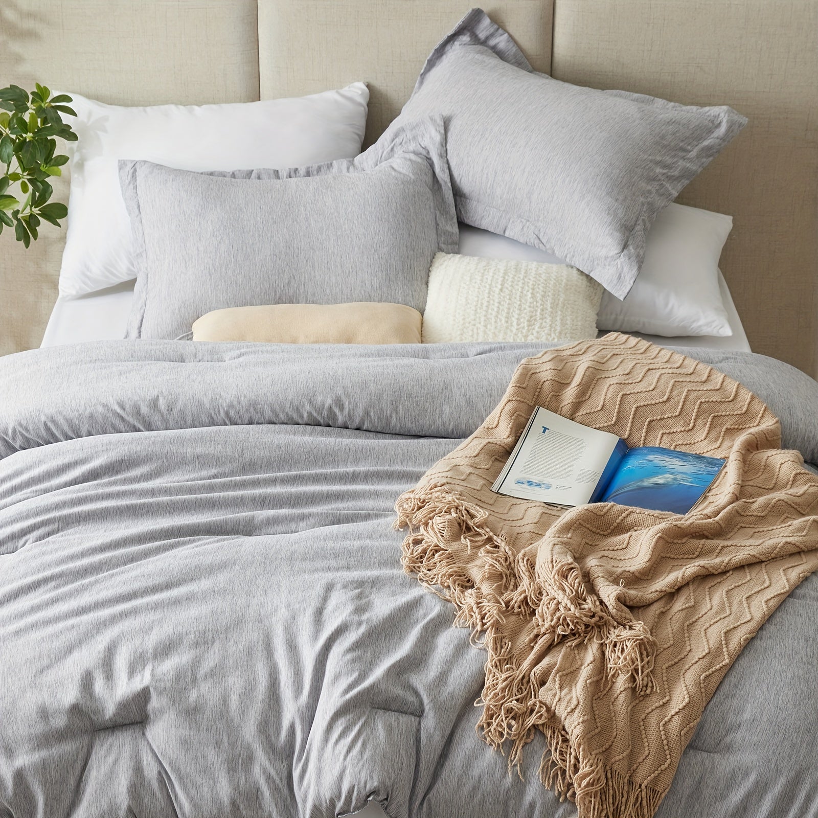 Minimalist soft duvet 3 pcs. bedding set