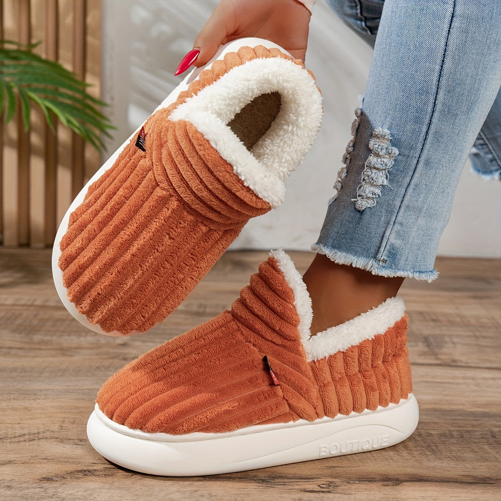 Cozy Step Plush Slippers