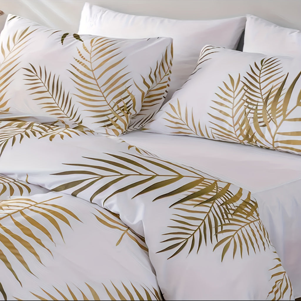 Palm Leaf Bedding Set – Soft and Breathable Microfiber
