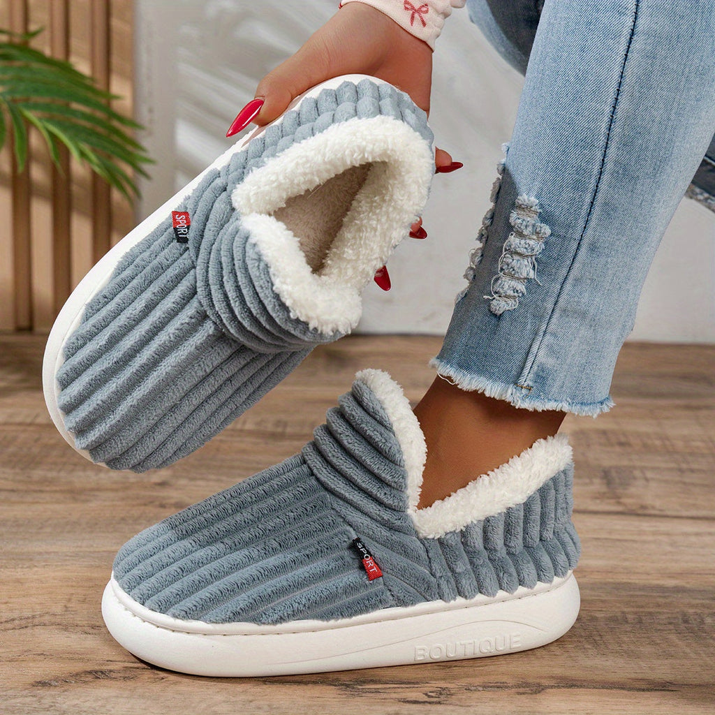 Cozy Step Plush Slippers