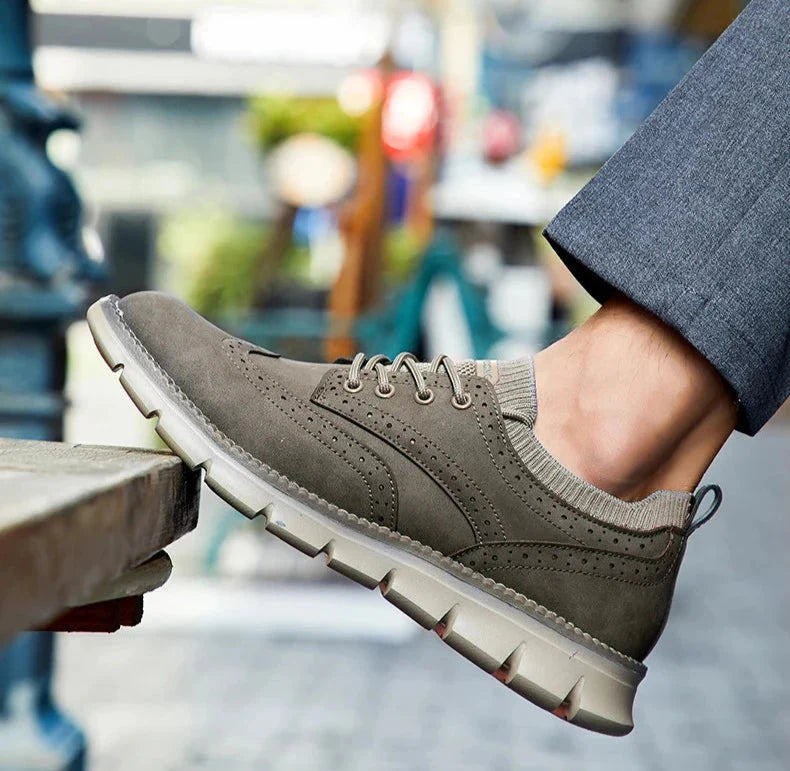 Everett Ultra Comfortable Leather Men's Sneakers