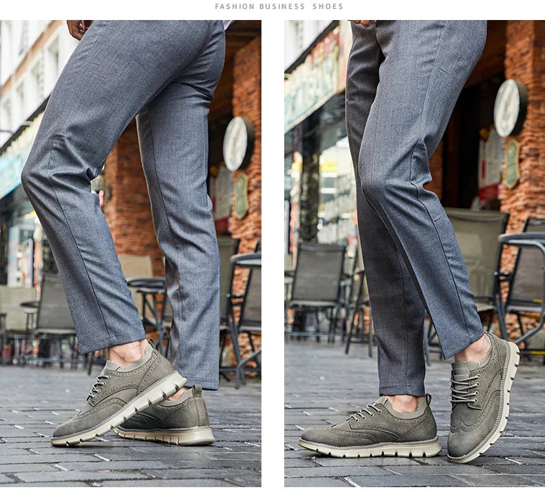 Everett Ultra Comfortable Leather Men's Sneakers