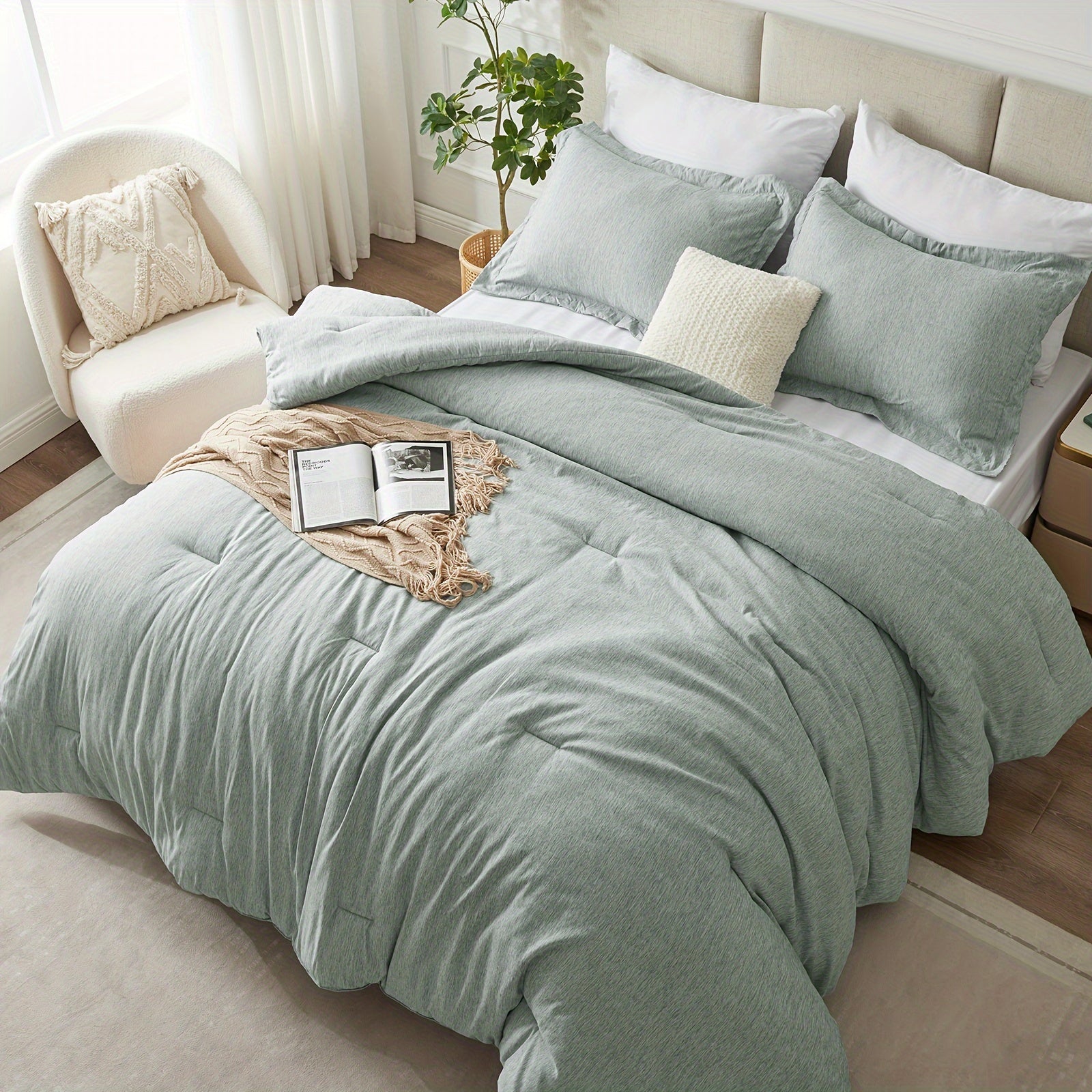 Minimalist soft duvet 3 pcs. bedding set