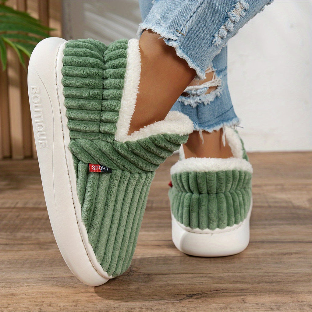 Cozy Step Plush Slippers