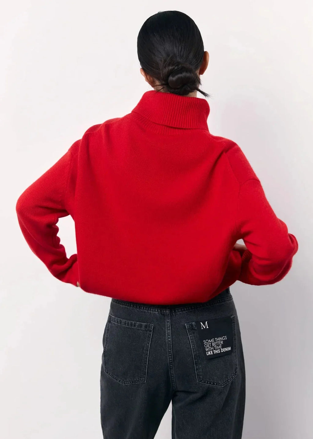 Rouge Comfort | Oversized Turtleneck Knit Sweater