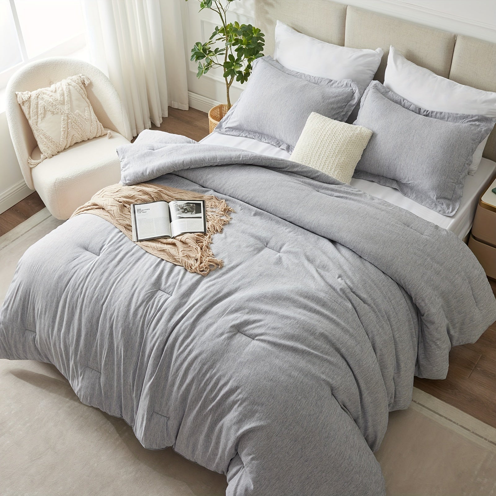 Minimalist soft duvet 3 pcs. bedding set