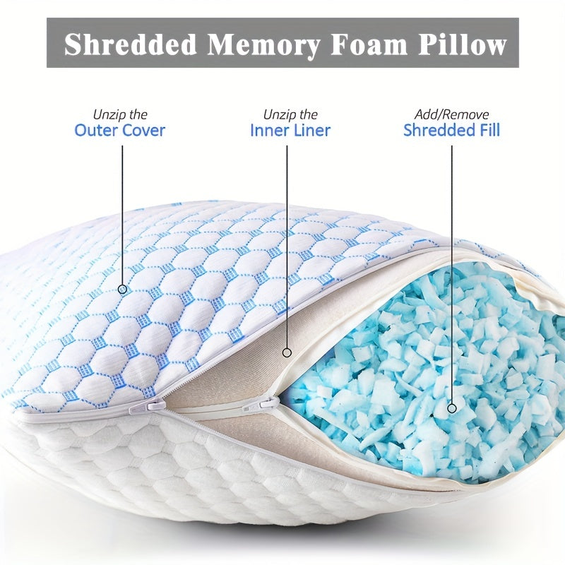 Cooling Pad with Memory Foam and Gel – Ergonomic and Breathable Comfort